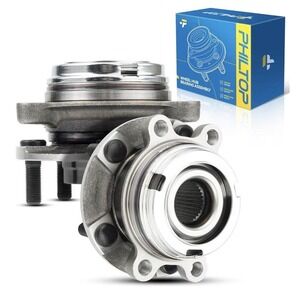 PHILTOP 513296 Front Wheel Hub Bearing Assembly‎ 5 Lug Pair Fits Nissan Infiniti